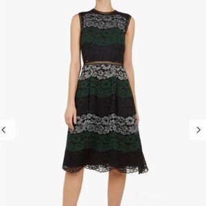 Ted‎ Baker Inarra Colorblock Lace Dress - 2